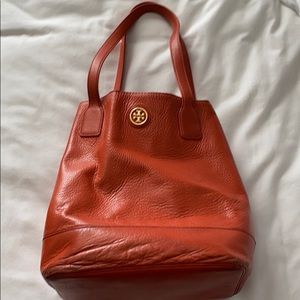 Orange Tory Burch bag